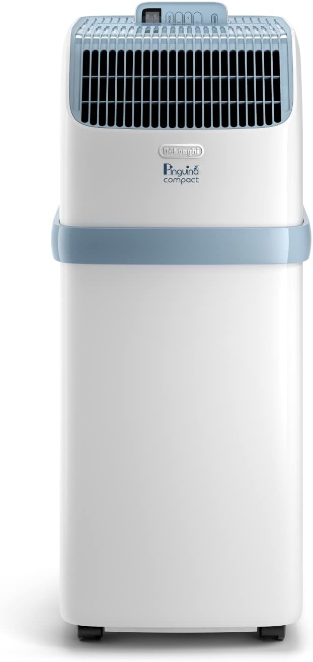 De'Longhi Pinguino Kompakt Mobiles Klimagerät 8.300 BTU/h Entfeuchtung Timer A