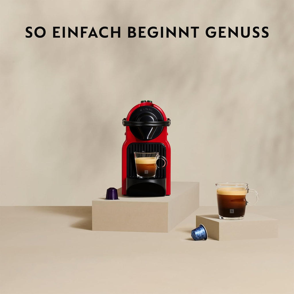NESPRESSO KRUPS Inissia Rot Original Kapselmaschine XN1005