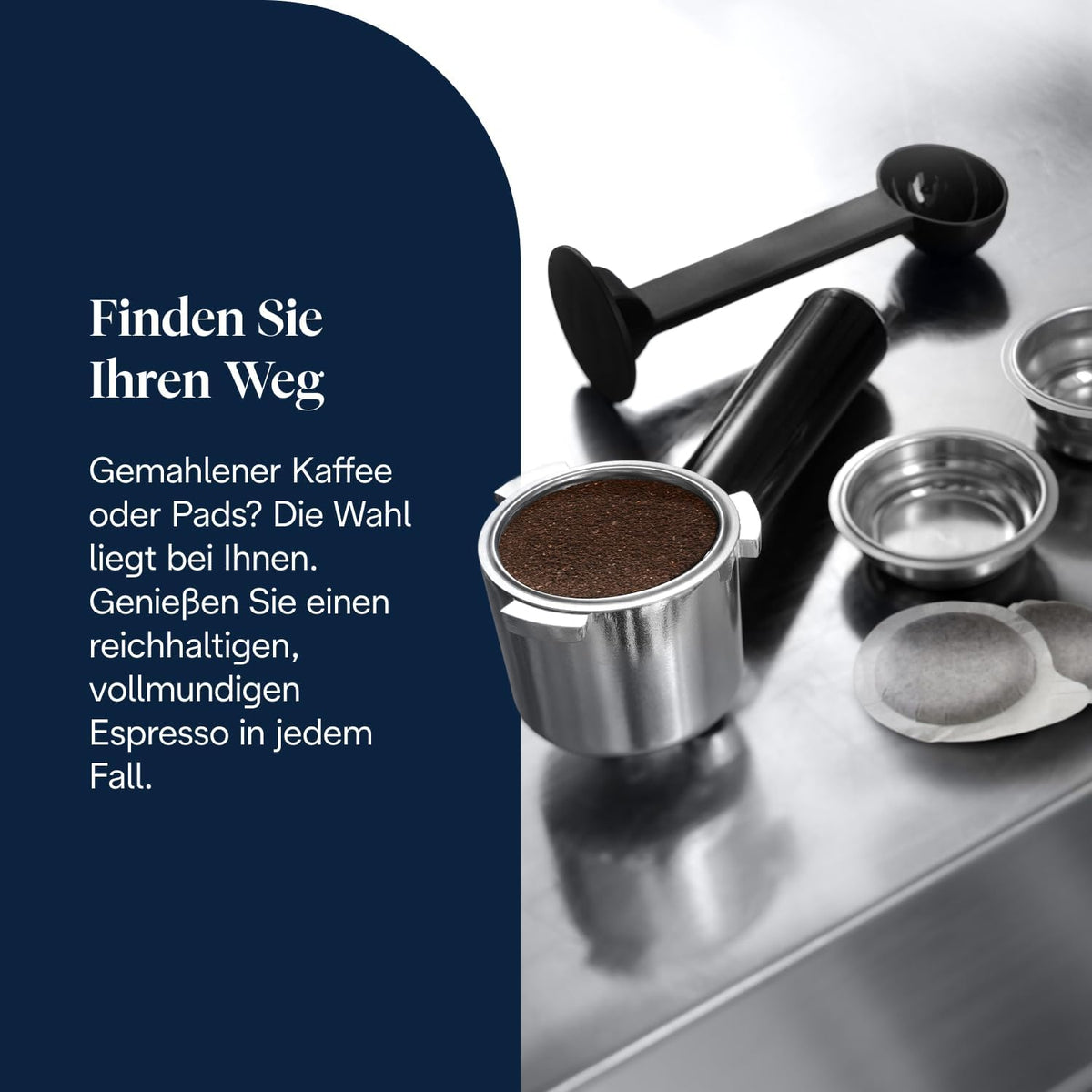 De'Longhi Dedica Duo - Manuelle Espressomaschine mit Cold Brew Grün