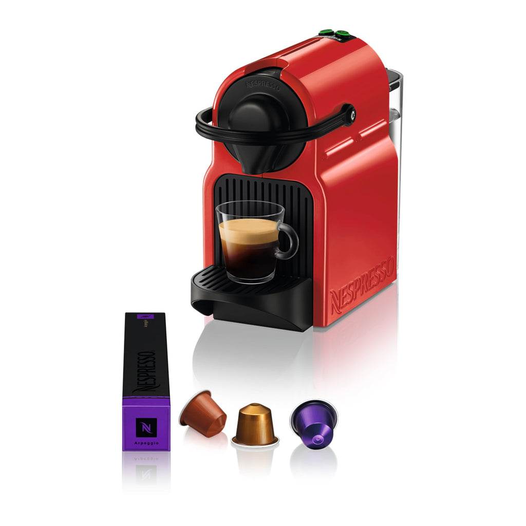 NESPRESSO KRUPS Inissia Rot Original Kapselmaschine XN1005