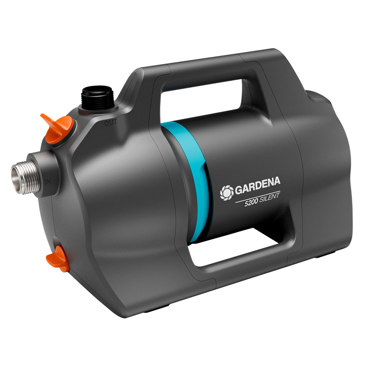 Gardena Gartenpumpe 5400 Silent Pumpen: 26% mehr Wasserdurchfluss bei gleichem Energieverbrauch im Vergleich zum Vorgänger-Modell*, Leise im Betrieb (09086-20)