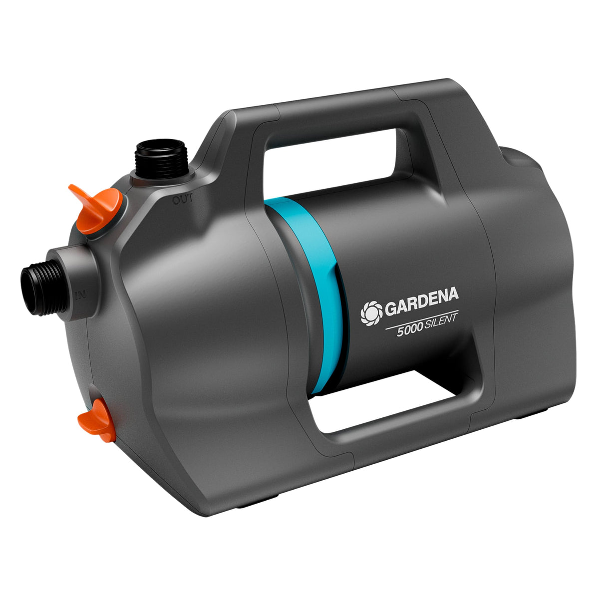 Gardena Gartenpumpe 5200 Silent Pumpen: 26% mehr Wasserdurchfluss bei gleichem Energieverbrauch im Vergleich zum Vorgänger-Modell*, Leise im Betrieb (09084-20)