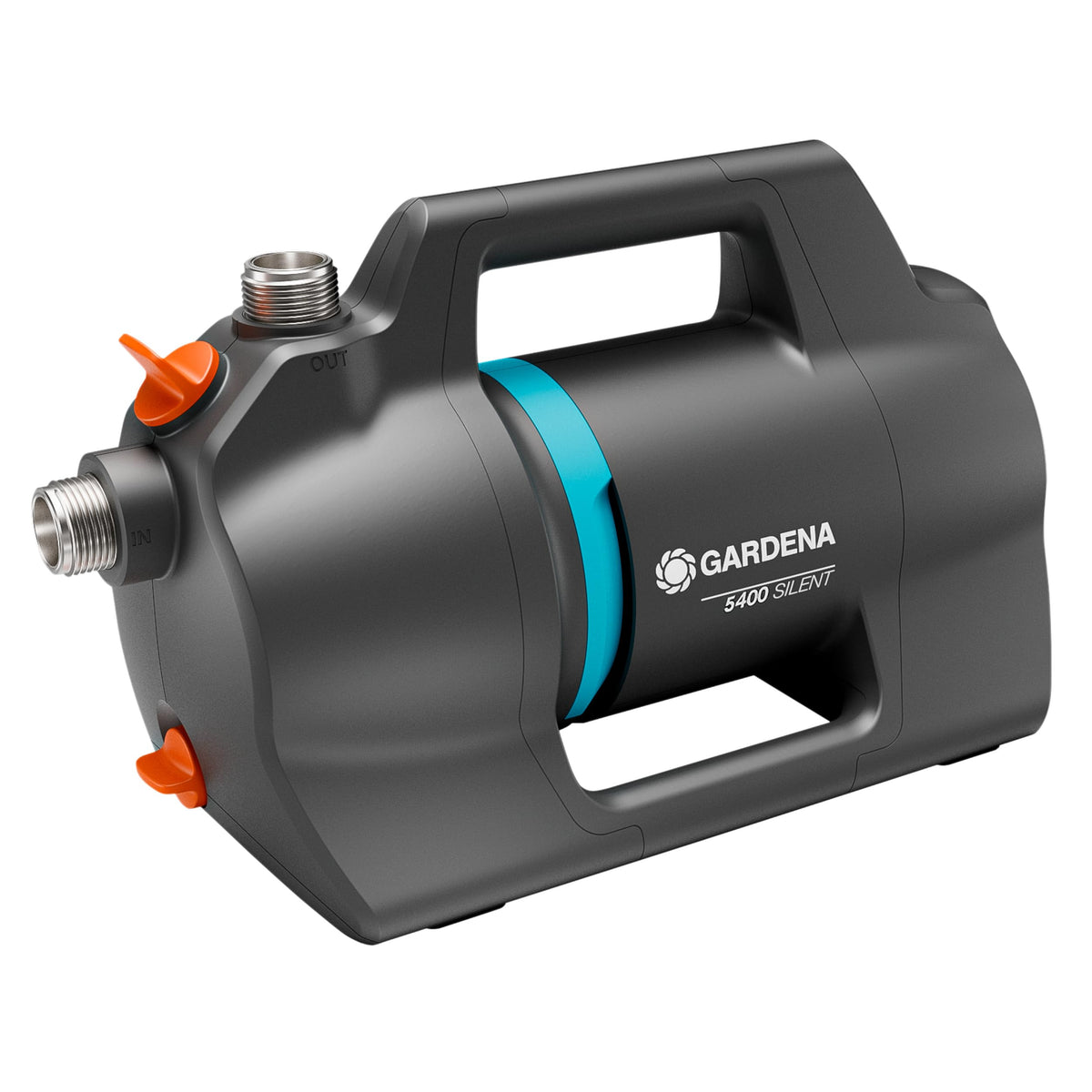Gardena Gartenpumpe 5200 Silent Set Pumpen: 26% mehr Wasserdurchfluss bei gleichem Energieverbrauch im Vergleich zum Vorgänger-Modell*, Leise im Betrieb (09085-20)