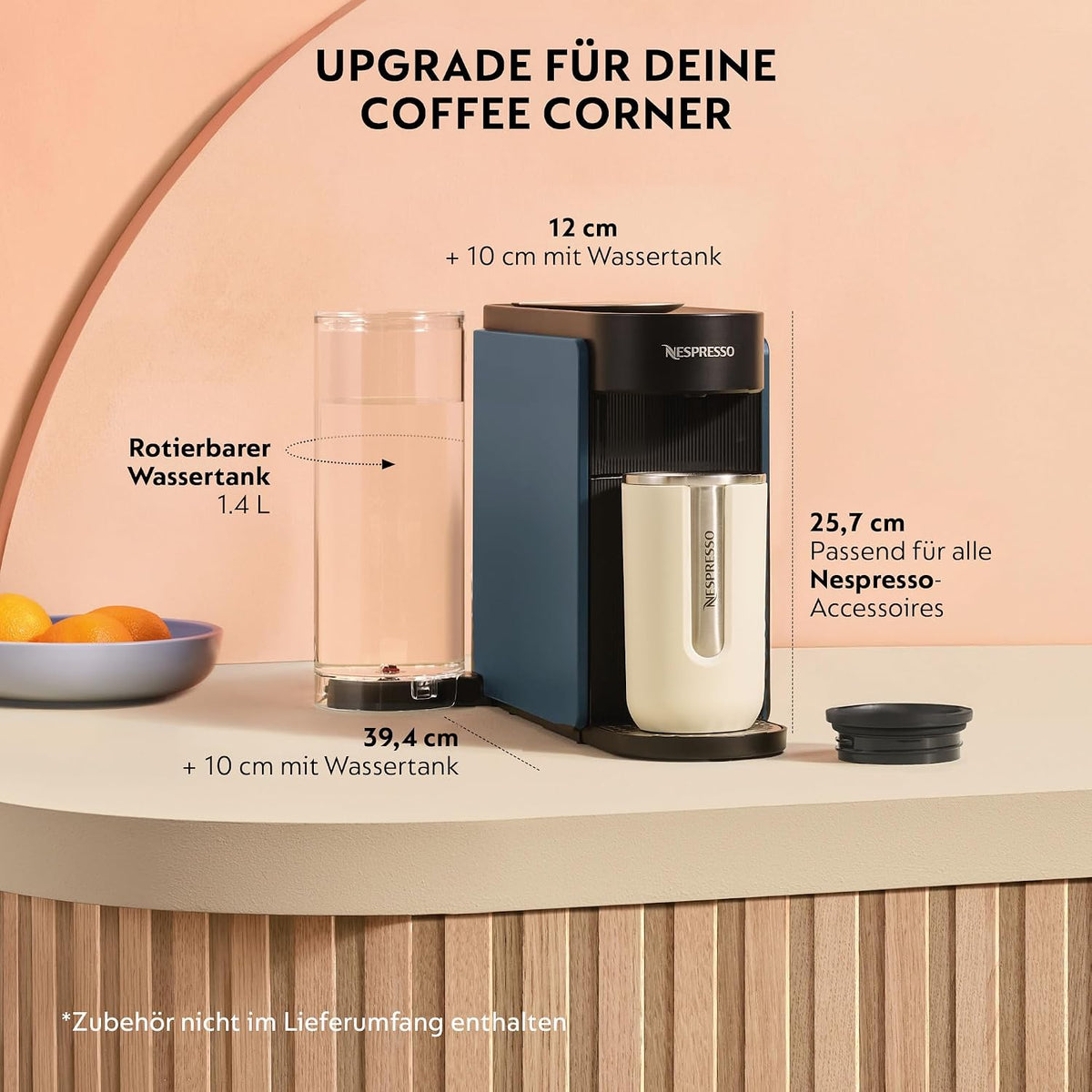 NESPRESSO KRUPS Vertuo Up Blau Kapselmaschine XN9404